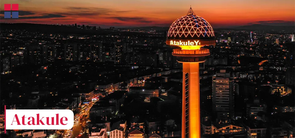 Atakule in Ankara, Turkey