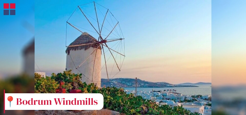 Bodrum Windmills, Turkey