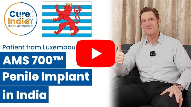 Patient from Luxembourg gets AMS 700 Penile Implant in India